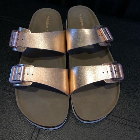 madden girl brando rose gold